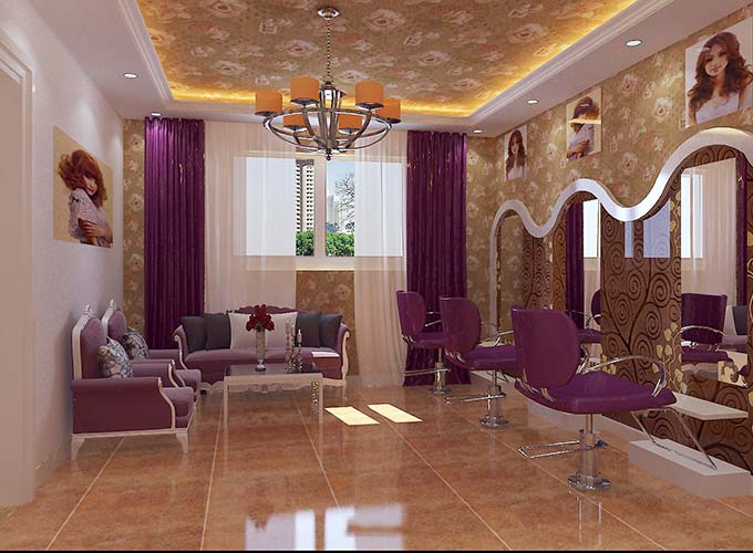 高端開闊發廊裝修設計-第3張圖片-上海古都建筑設計集團