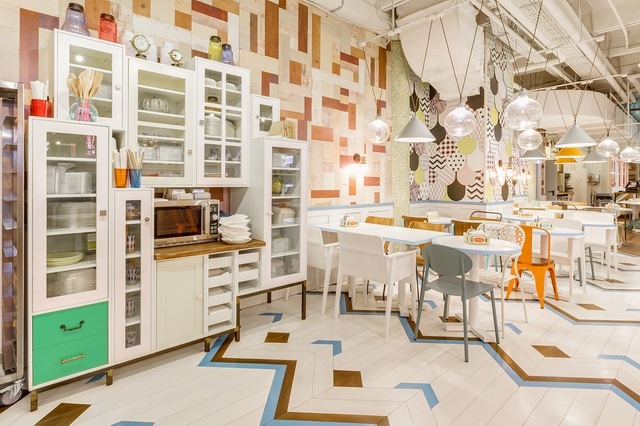 小型清新飲料店裝修設計-第2張圖片-上海古都建筑設計集團