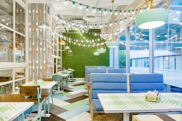 小型清新飲料店裝修設計-第4張圖片-上海古都建筑設計集團