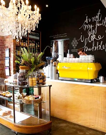 文藝風格咖啡廳裝修設計效果圖-第6張圖片-上海古都建筑設計集團