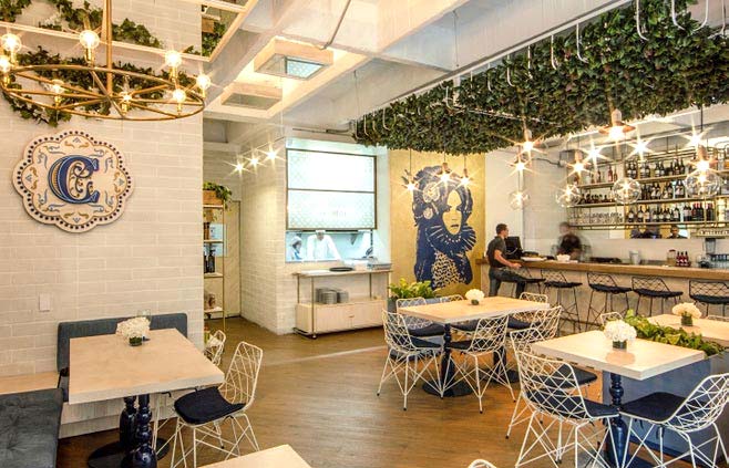 現代簡約咖啡廳裝修設計-第3張圖片-上海古都建筑設計集團