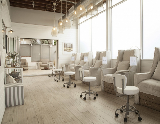 清新簡約美甲店裝修設計-第5張圖片-上海古都建筑設計集團