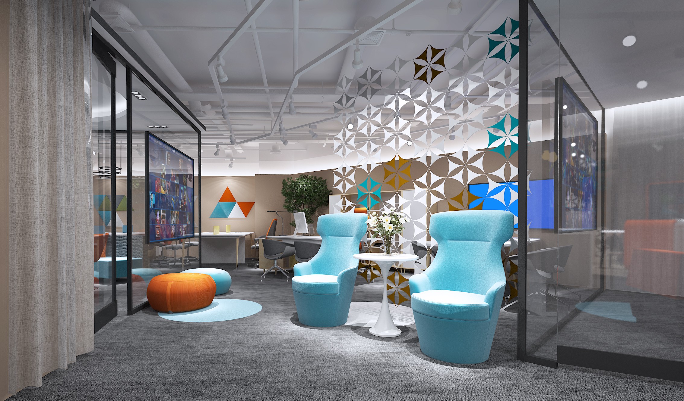 浦東新區科技智能辦公室裝修設計-第10張圖片-上海古都建筑設計集團