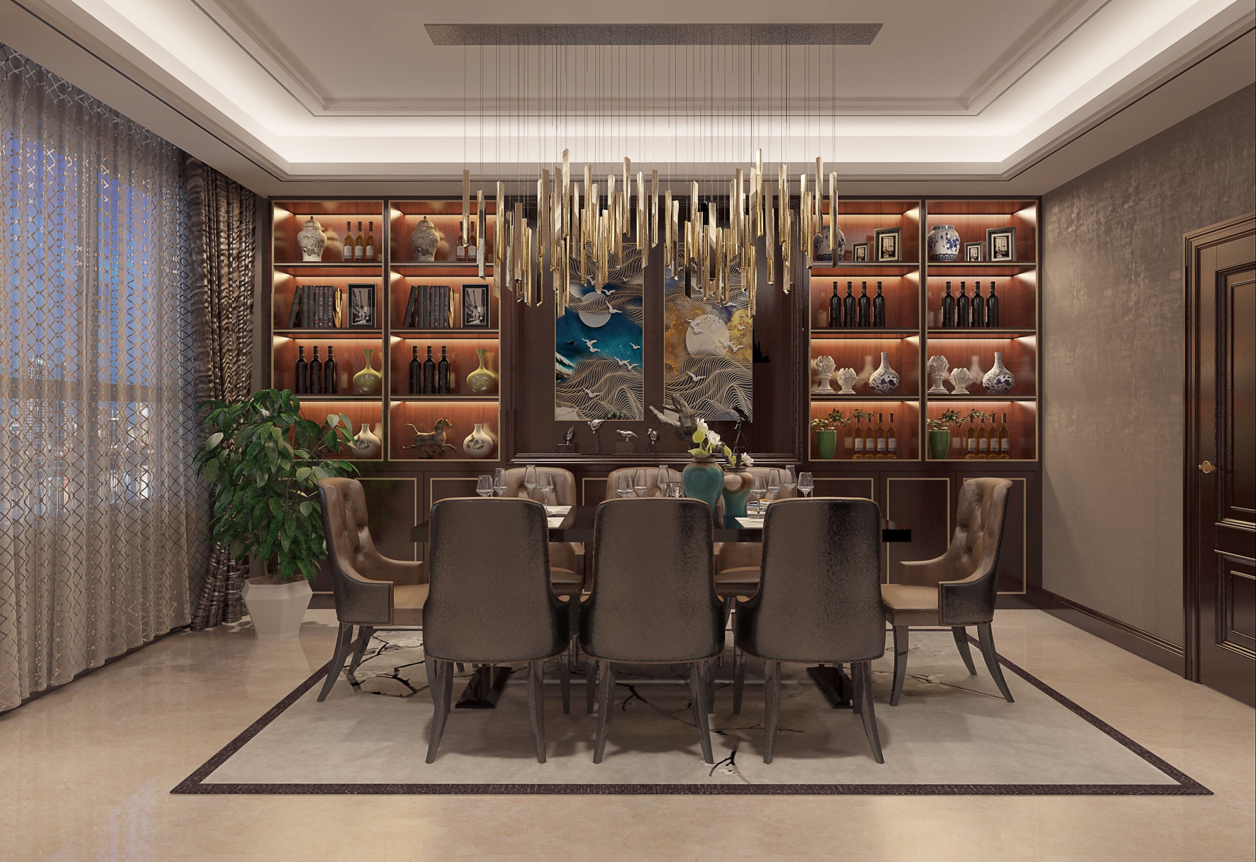 虹口區復式奢華辦公室裝修設計-第8張圖片-上海古都建筑設計集團