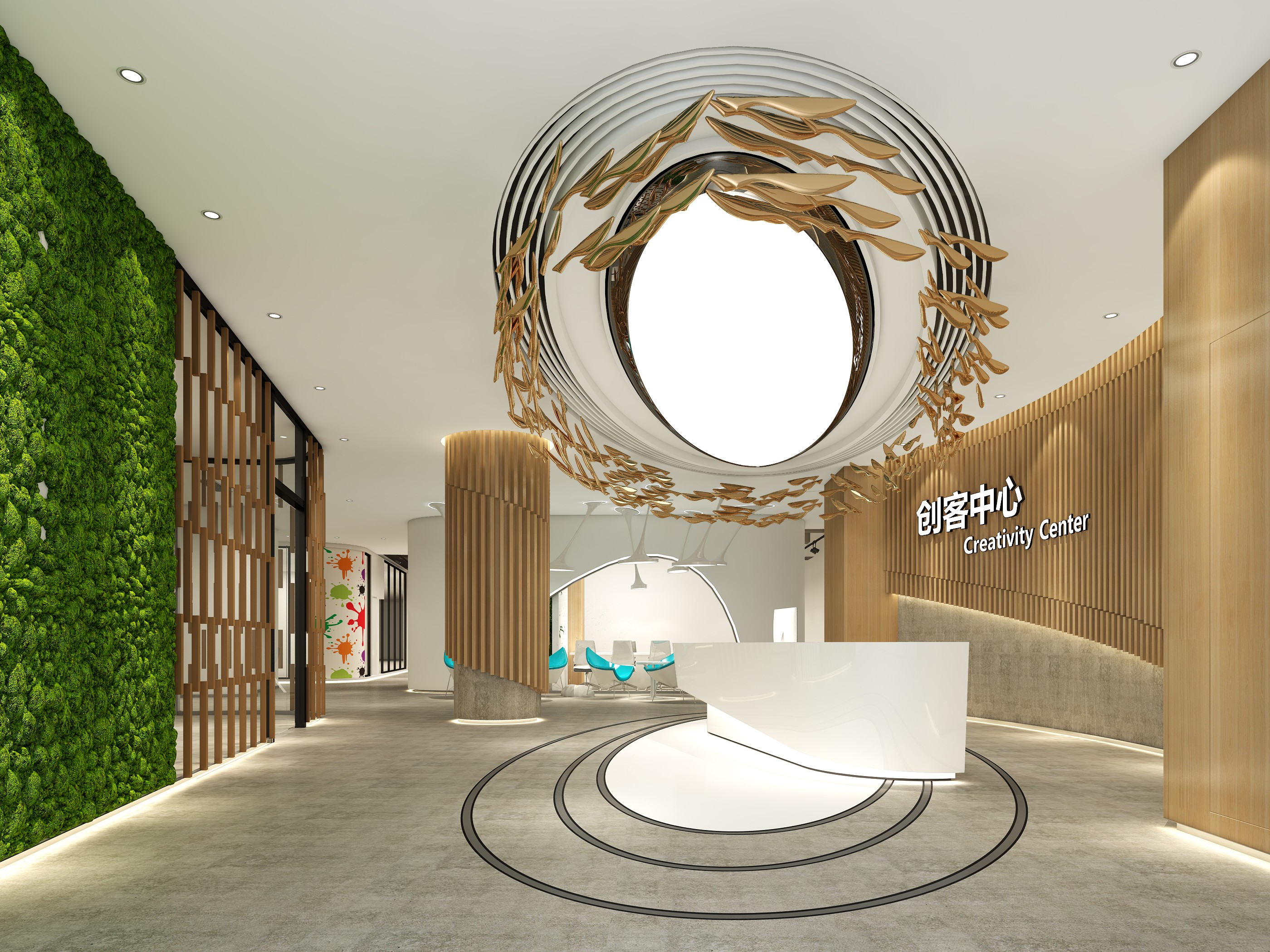 創客中心辦公室裝修設計-第4張圖片-上海古都建筑設計集團