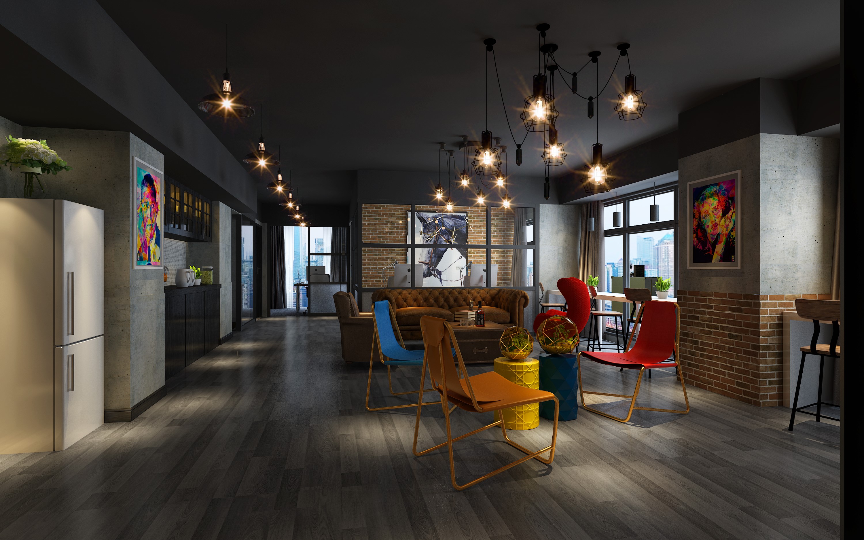 虹口區文藝氣息辦公室裝修設計-第7張圖片-上海古都建筑設計集團