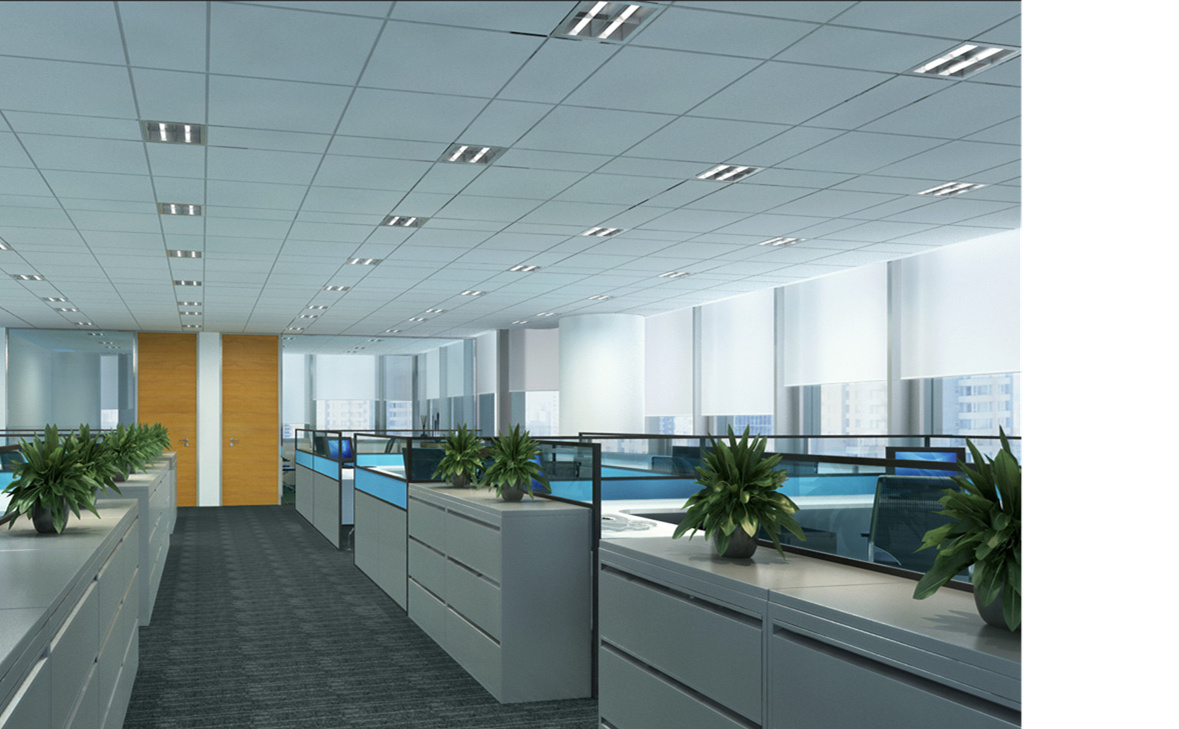 普陀區簡約辦公空間裝修設計-第3張圖片-上海古都建筑設計集團