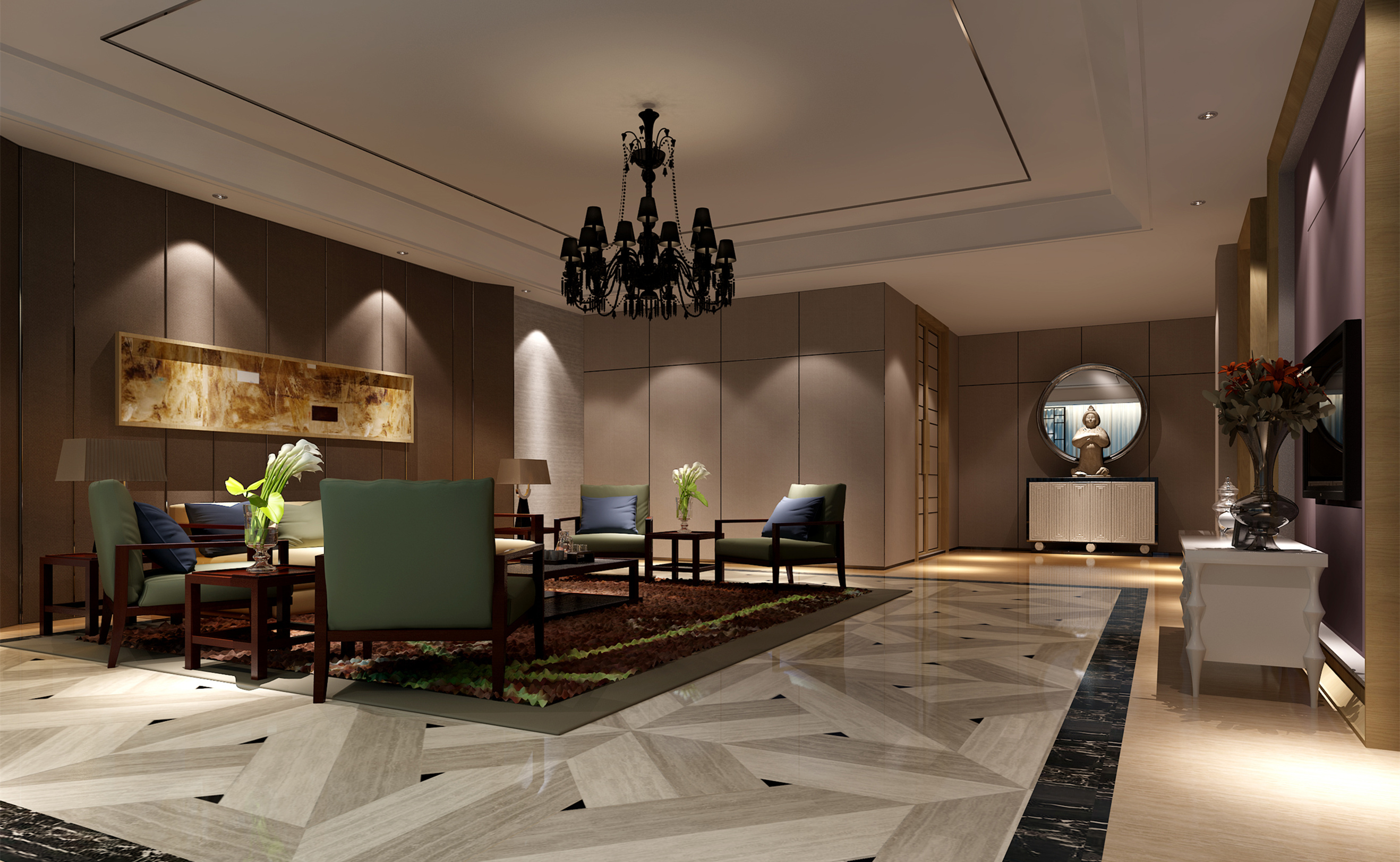 古典風格辦公室裝修設計-第4張圖片-上海古都建筑設計集團