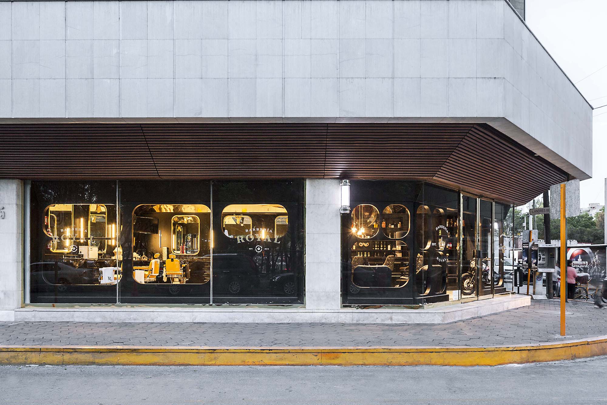 現代時尚發廊裝修設計-第2張圖片-上海古都建筑設計集團