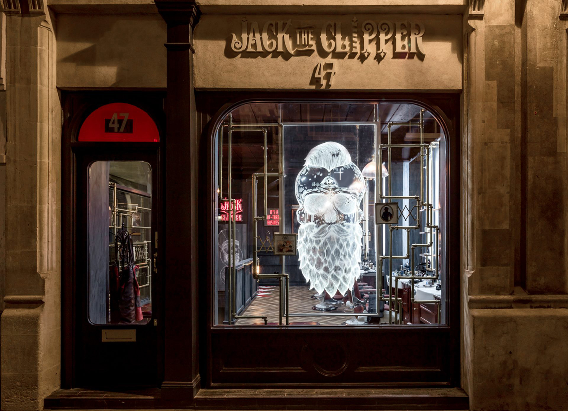 現代時尚發廊裝修設計-第4張圖片-上海古都建筑設計集團