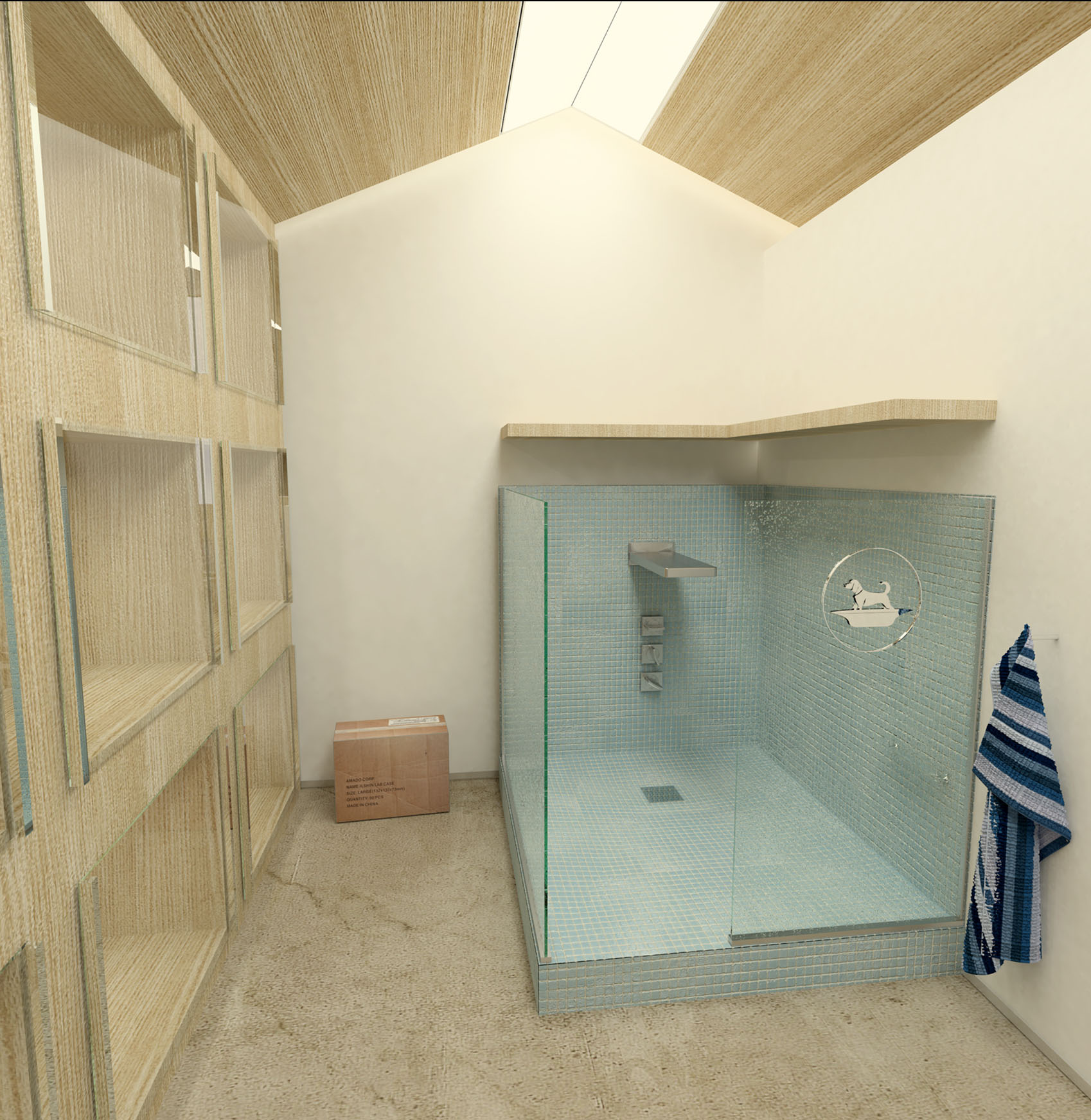 簡約風格寵物一體店裝修設計-第4張圖片-上海古都建筑設計集團