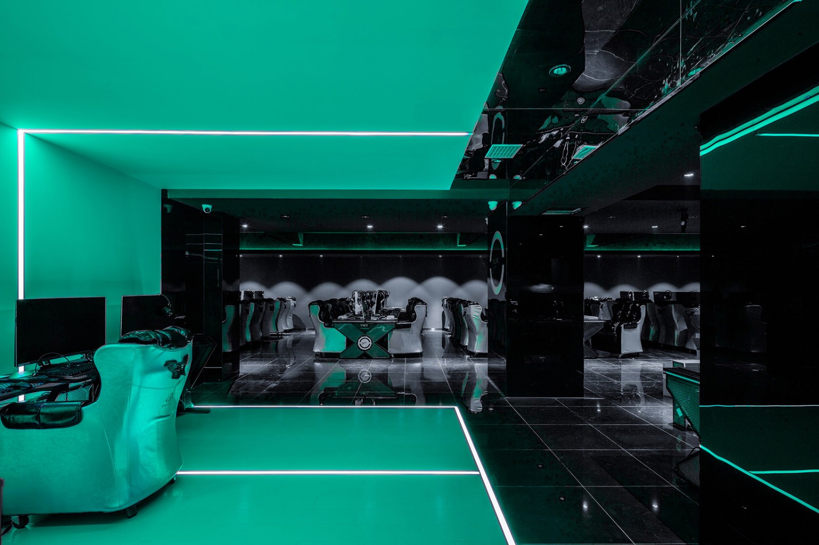 科技電競風格網吧裝修設計-第5張圖片-上海古都建筑設計集團