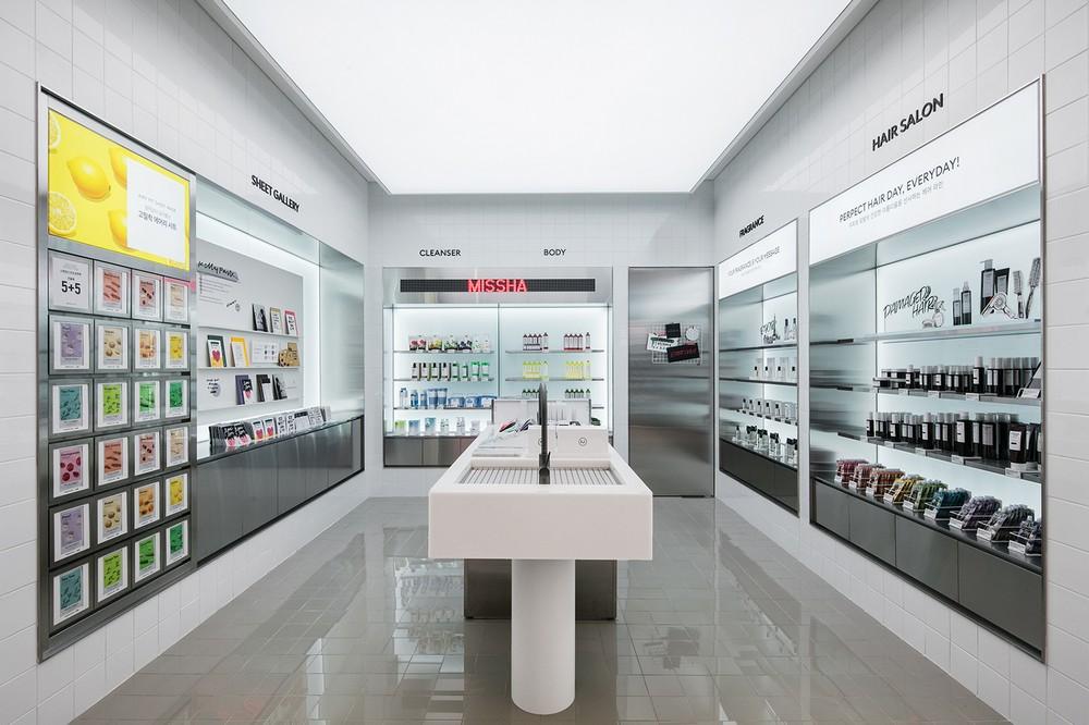 極簡風格化妝品店裝修設計-第1張圖片-上海古都建筑設計集團