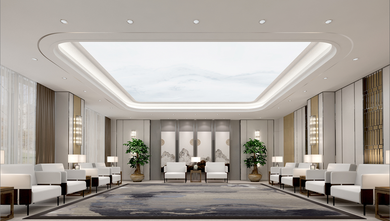 現代科技圖書館裝修設計-第3張圖片-上海古都建筑設計集團