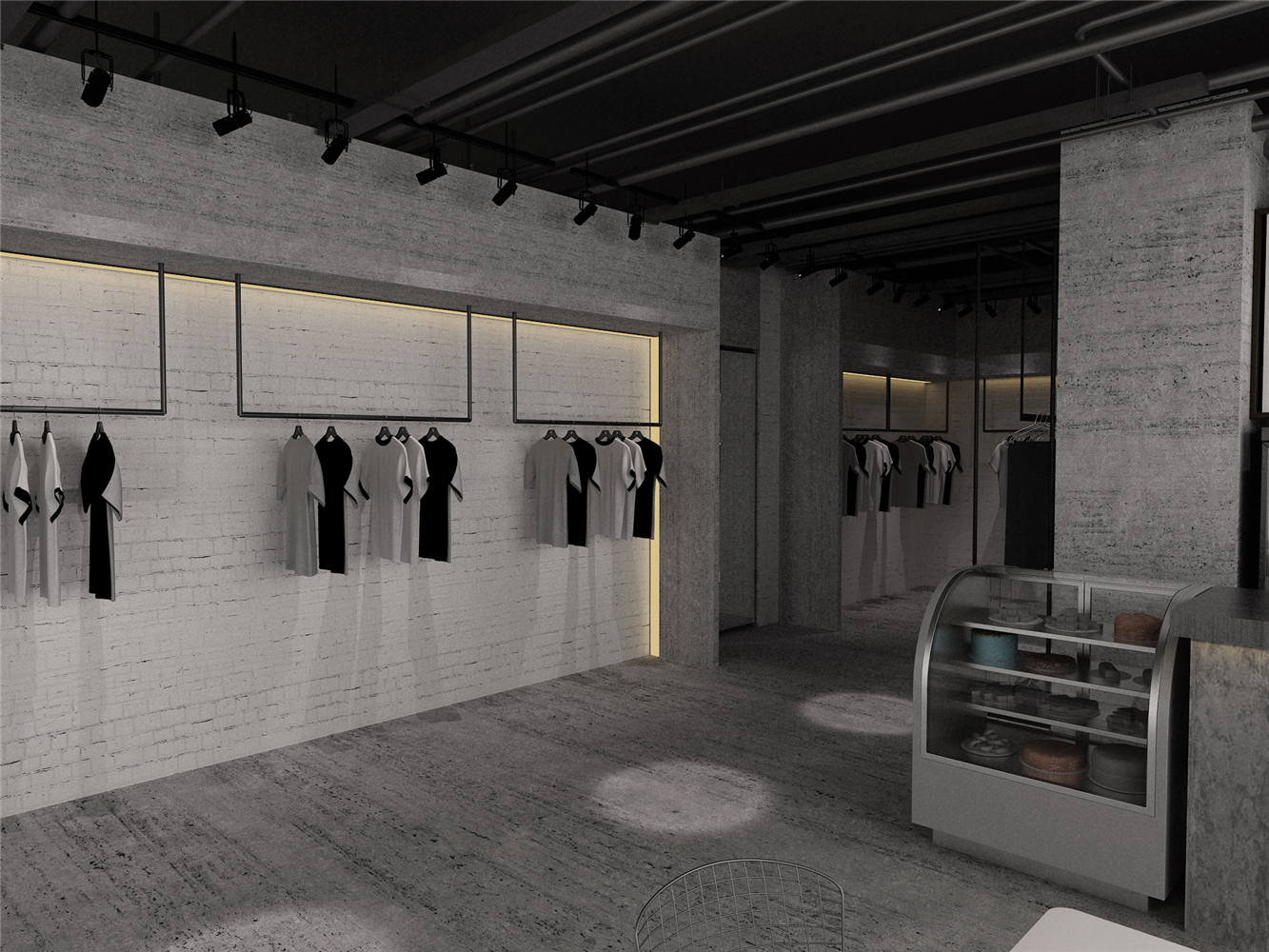 工業風服裝店裝修設計-第4張圖片-上海古都建筑設計集團
