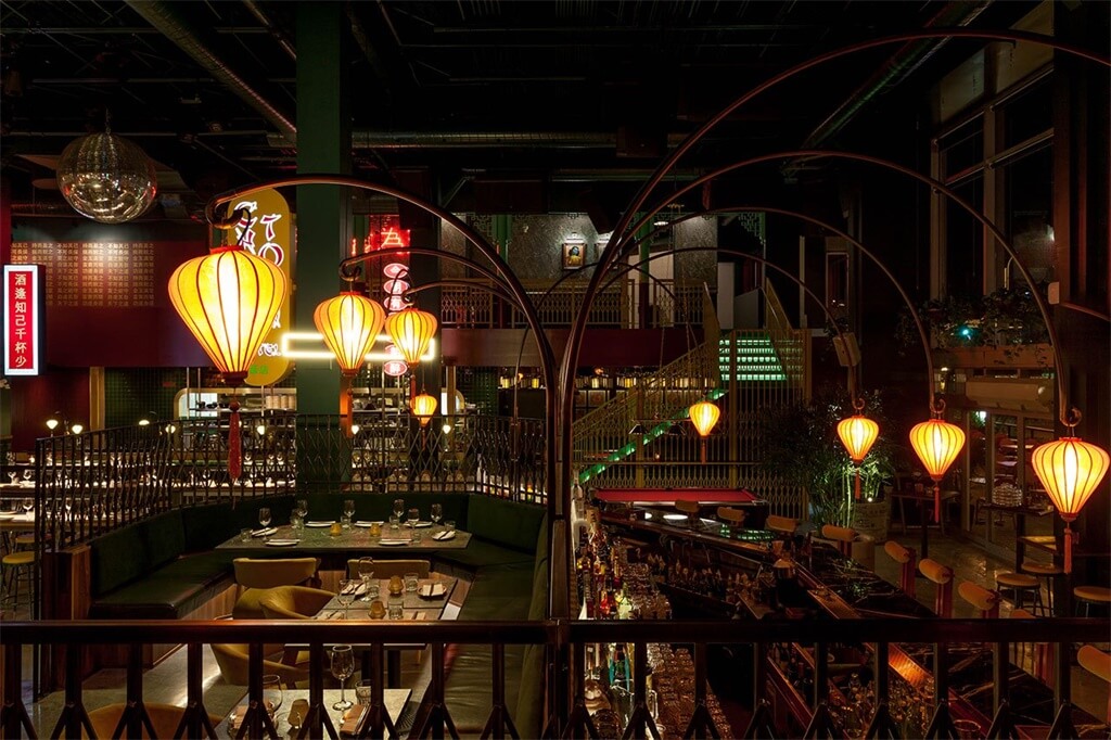 港式工業風酒樓餐廳裝修設計-第2張圖片-上海古都建筑設計集團