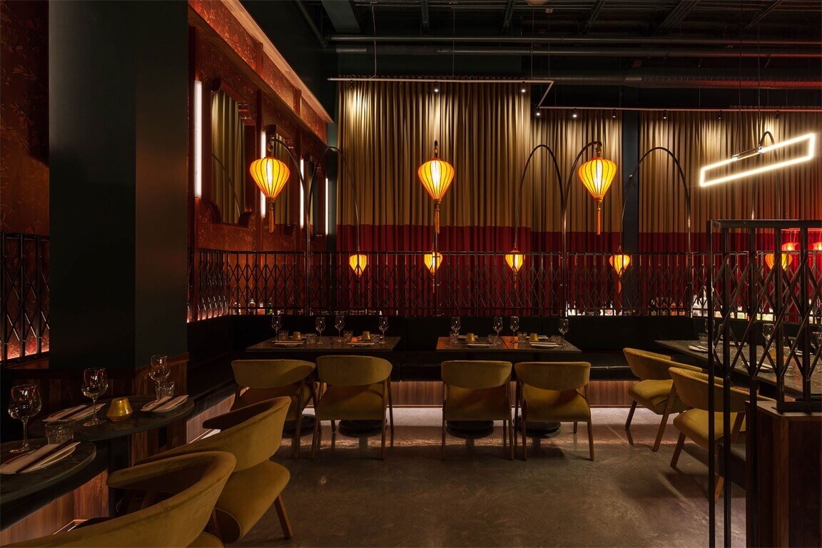 港式工業風酒樓餐廳裝修設計-第4張圖片-上海古都建筑設計集團