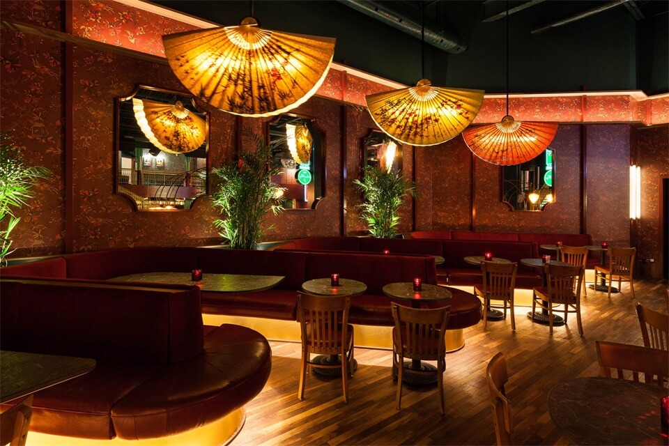 港式工業風酒樓餐廳裝修設計-第5張圖片-上海古都建筑設計集團
