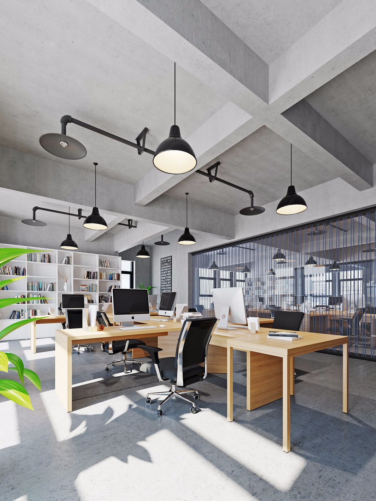 簡約開朗木質辦公室裝修-第2張圖片-上海古都建筑設計集團