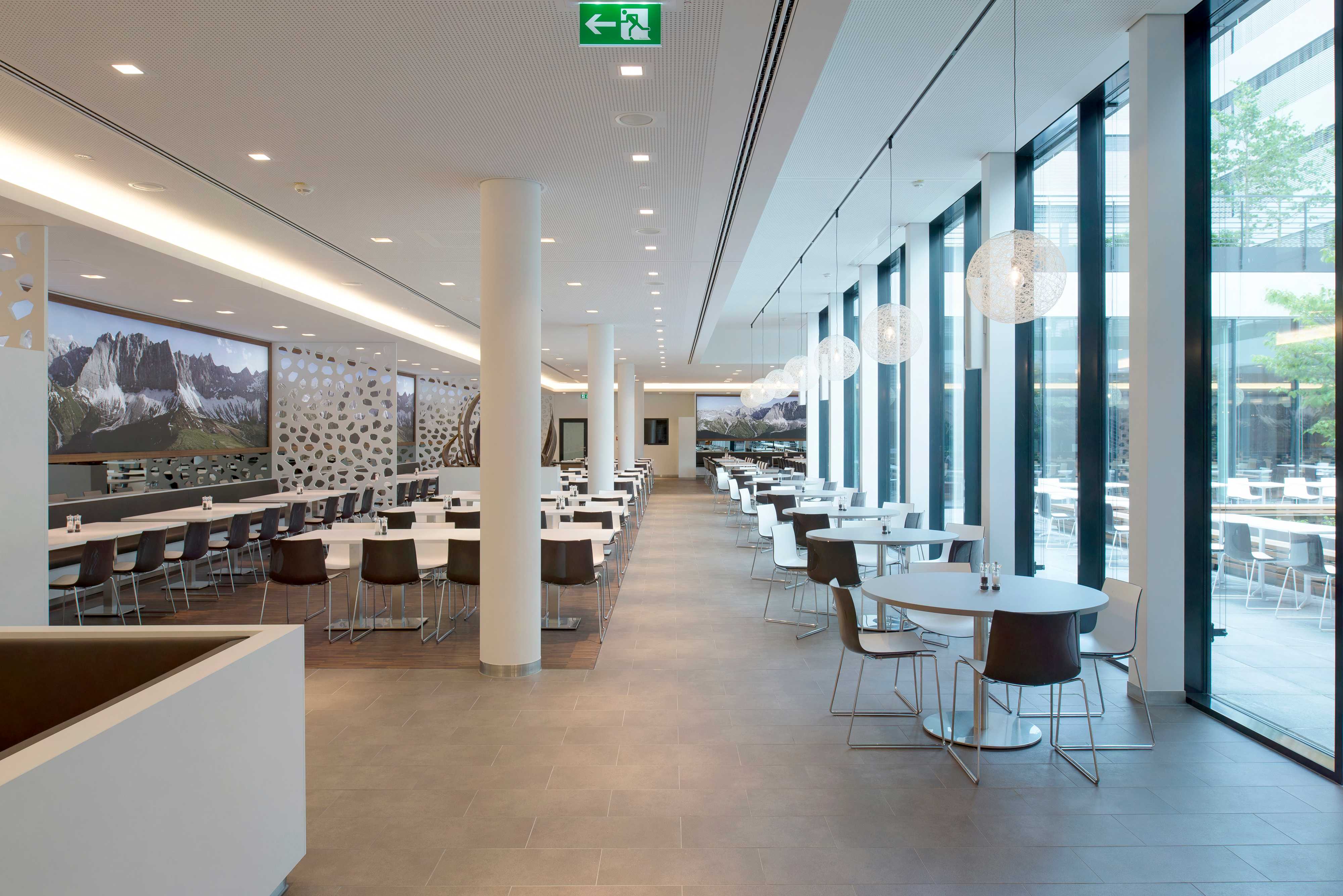 辦公樓食堂裝修設計效果圖-第1張圖片-上海古都建筑設計集團