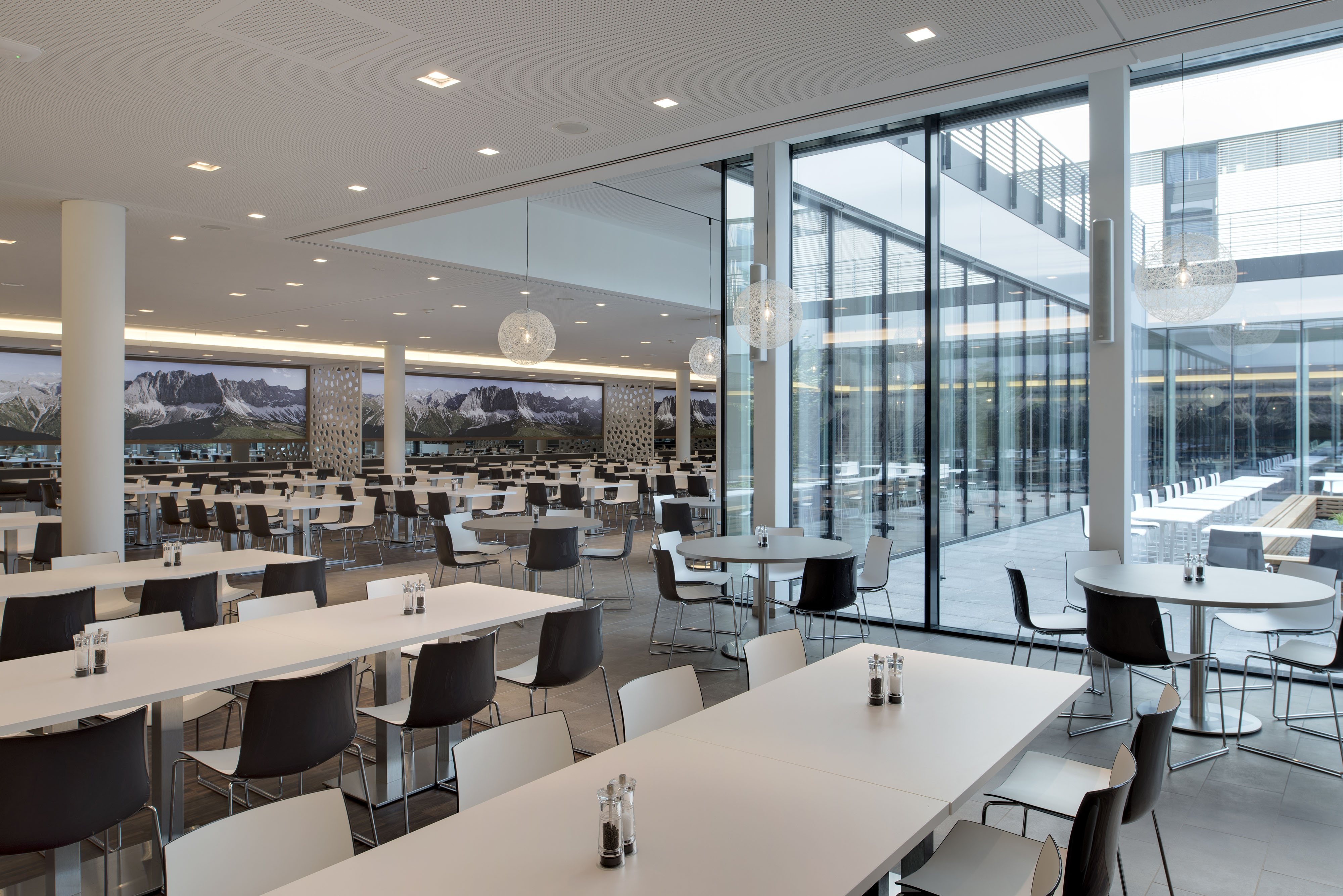 辦公樓食堂裝修設計效果圖-第2張圖片-上海古都建筑設計集團