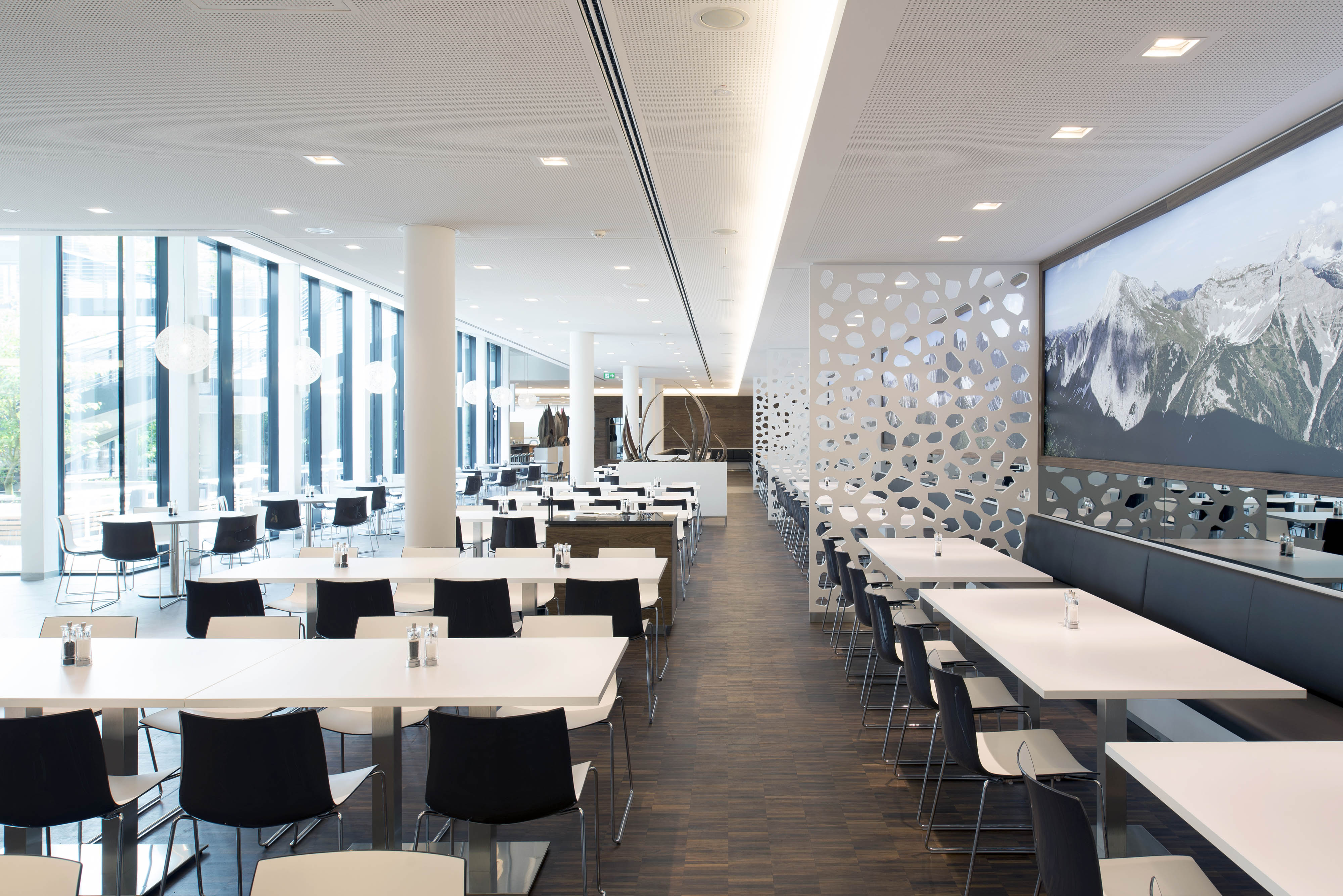 辦公樓食堂裝修設計效果圖-第5張圖片-上海古都建筑設計集團