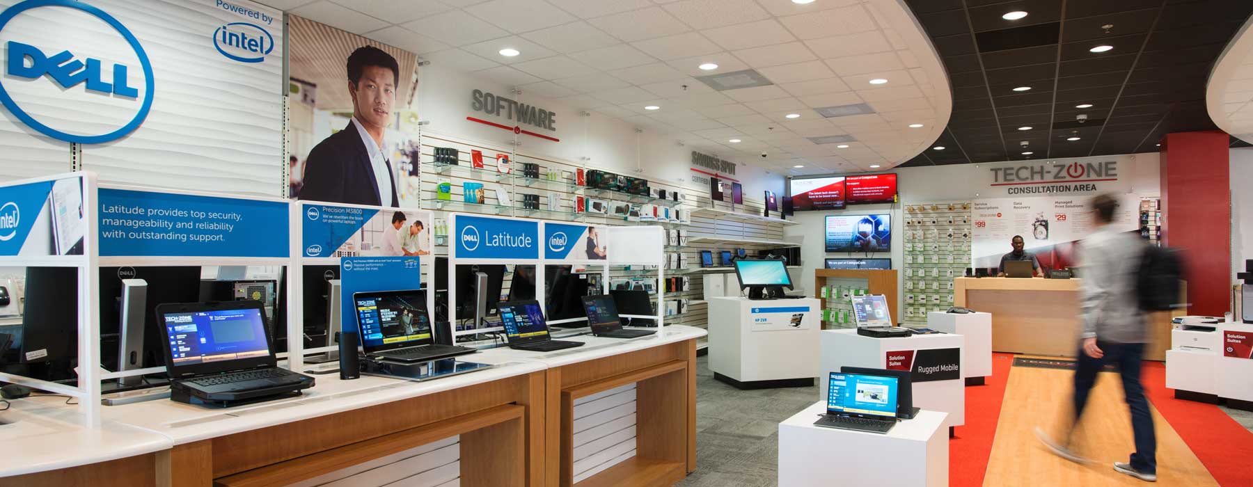 現代電腦專賣營業廳裝修設計-第4張圖片-上海古都建筑設計集團