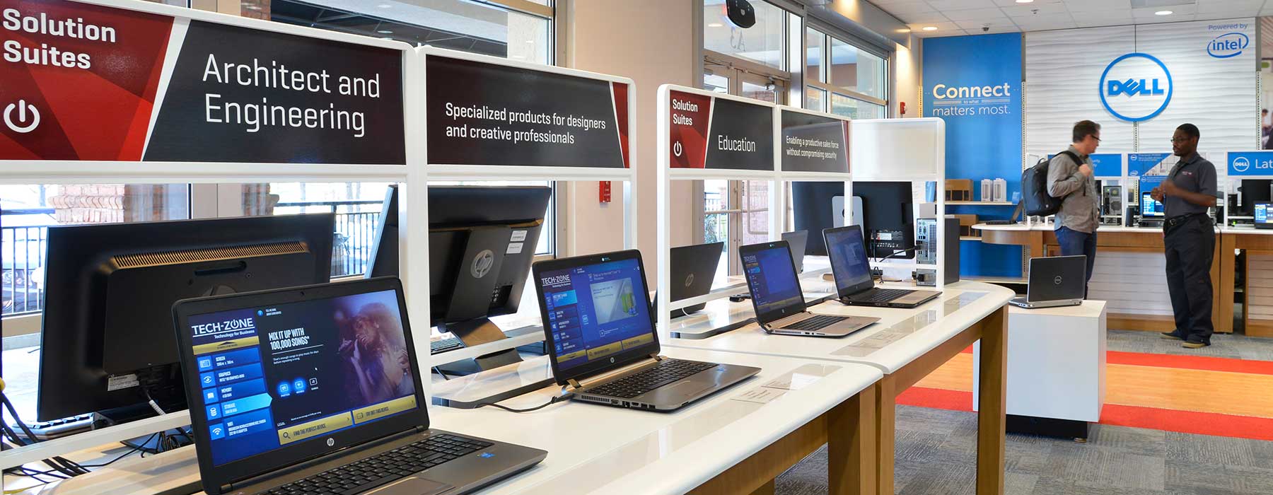 現代電腦專賣營業廳裝修設計-第5張圖片-上海古都建筑設計集團