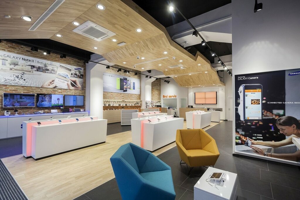 現(xiàn)代科技手機(jī)營業(yè)廳裝修設(shè)計(jì)-第1張圖片-上海古都建筑設(shè)計(jì)集團(tuán)