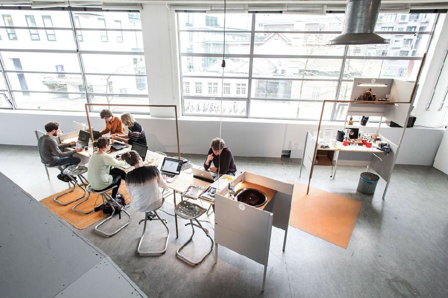 大型簡約工業風辦公室裝修設計-第9張圖片-上海古都建筑設計集團