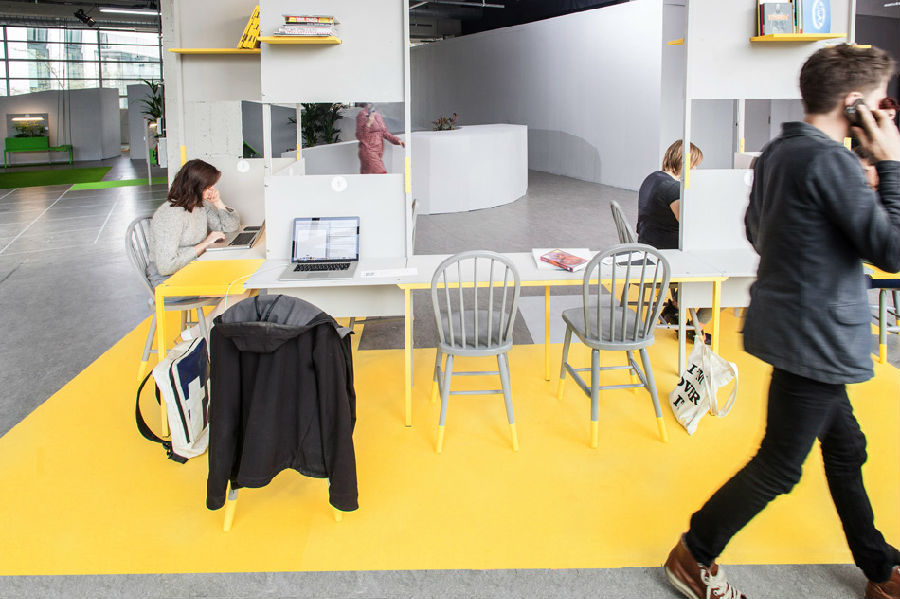 大型簡約工業風辦公室裝修設計-第11張圖片-上海古都建筑設計集團