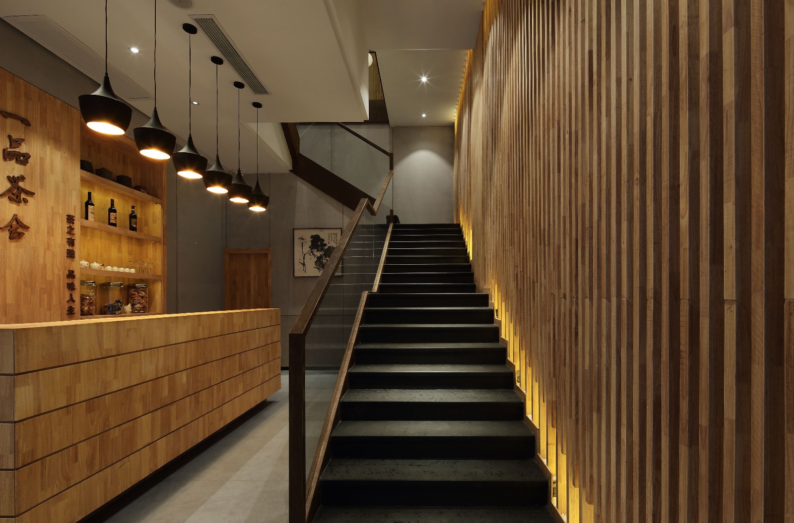 現(xiàn)代新式茶樓裝修設(shè)計-第1張圖片-上海古都建筑設(shè)計集團