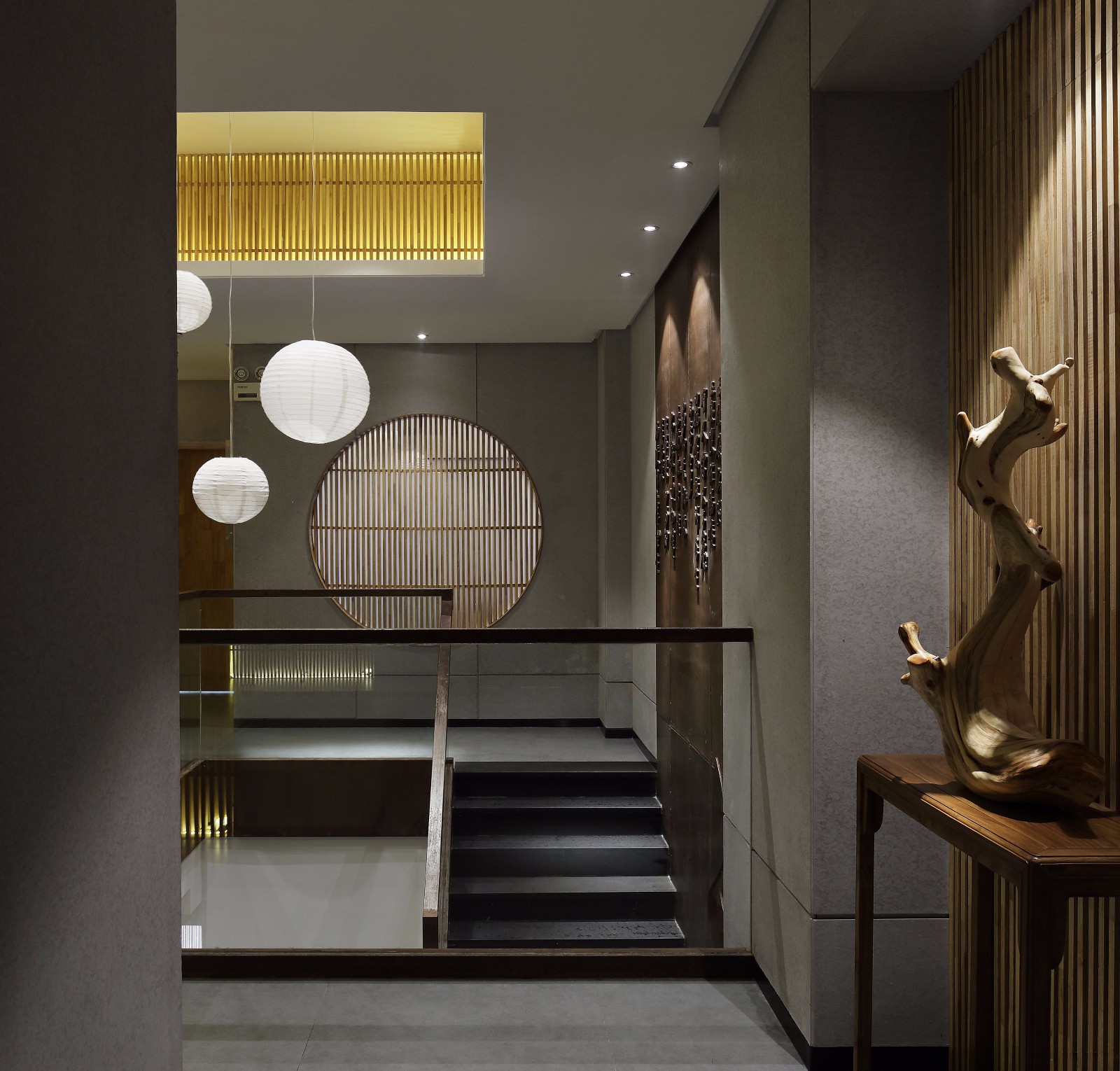 現(xiàn)代新式茶樓裝修設(shè)計-第5張圖片-上海古都建筑設(shè)計集團