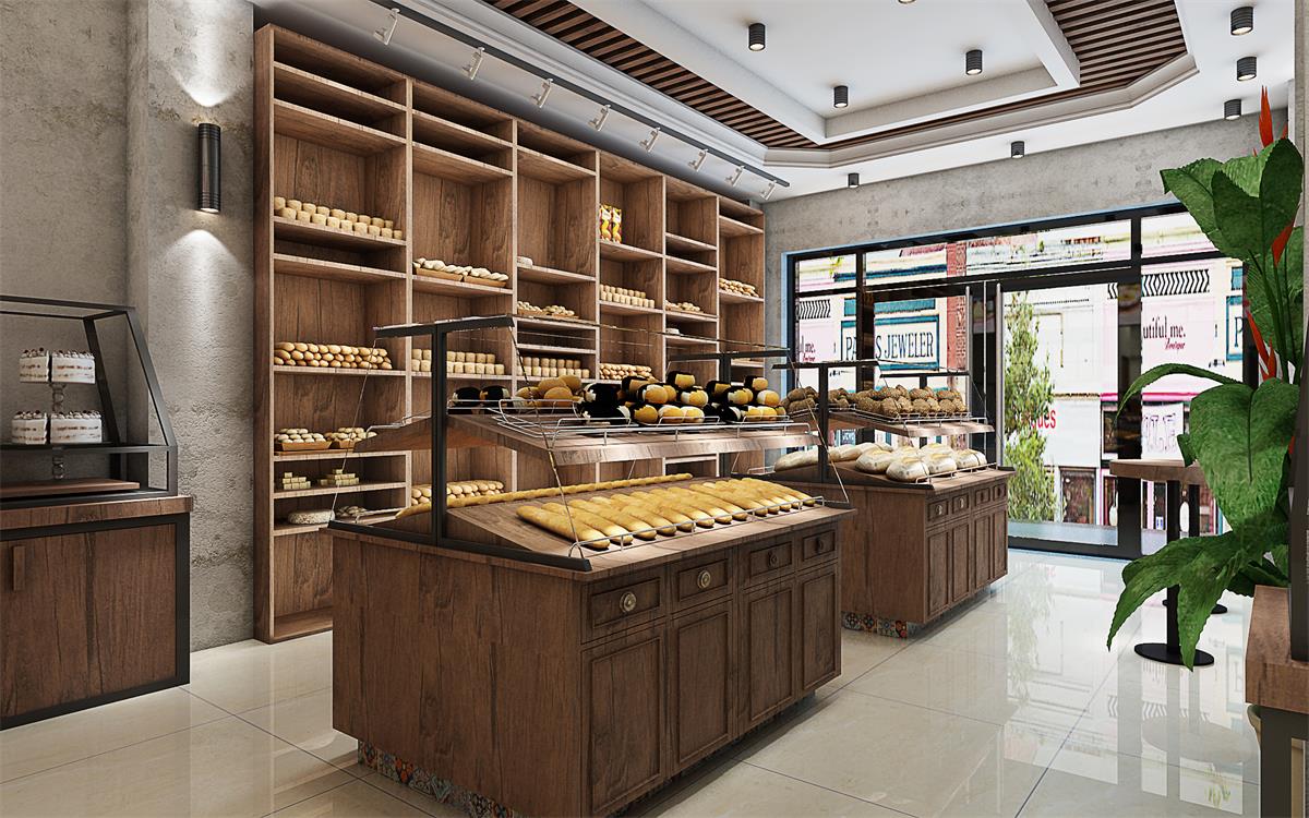 西式精品面包店裝修設(shè)計-第1張圖片-上海古都建筑設(shè)計集團