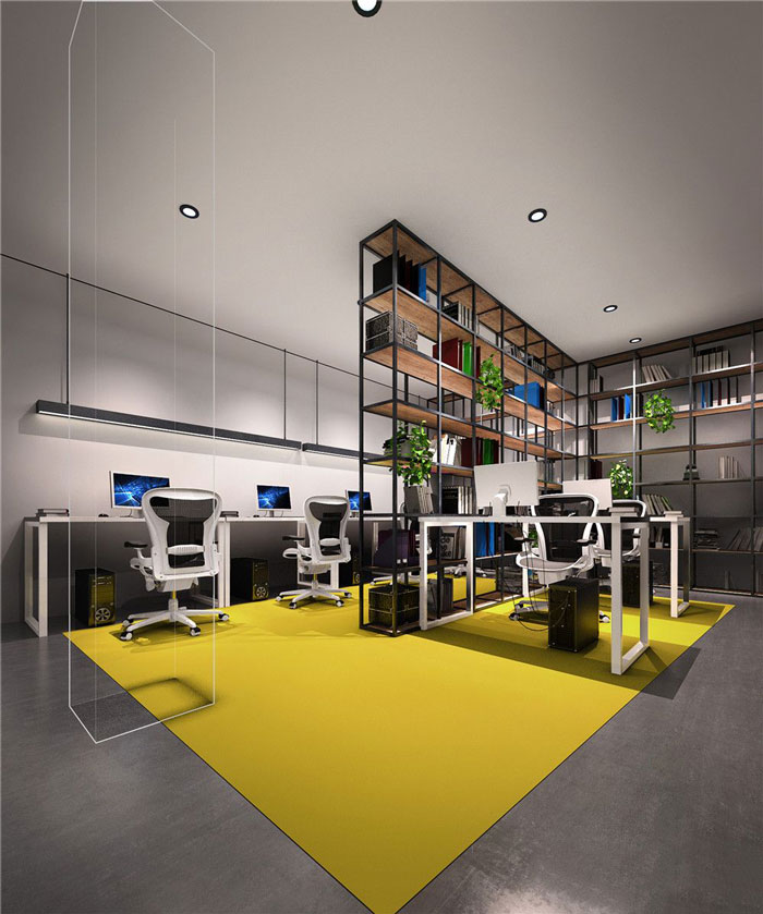 科技發展公司辦公室裝修設計-第4張圖片-上海古都建筑設計集團