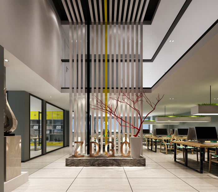 科技發展公司辦公室裝修設計-第3張圖片-上海古都建筑設計集團