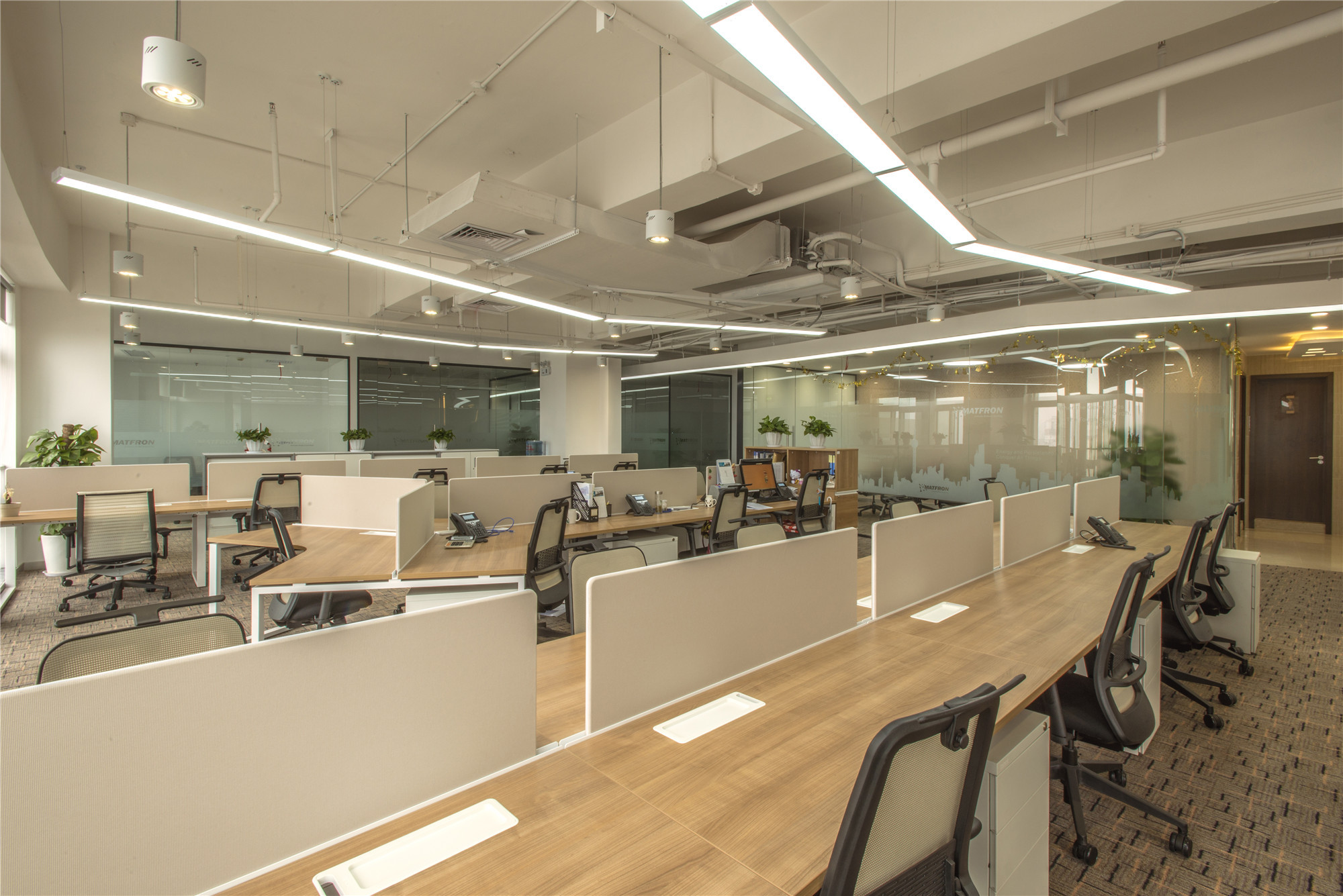 簡約流暢風格寫字樓裝修設計-第1張圖片-上海古都建筑設計集團