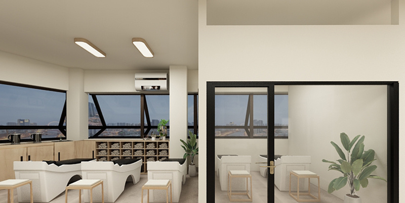 藝術發廊裝修設計-第1張圖片-上海古都建筑設計集團