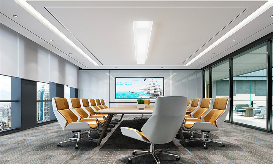 高檔辦公會議室裝修設計-第4張圖片-上海古都建筑設計集團