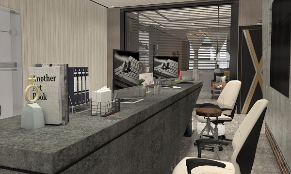 現代時尚簡約辦公室裝修設計-第3張圖片-上海古都建筑設計集團