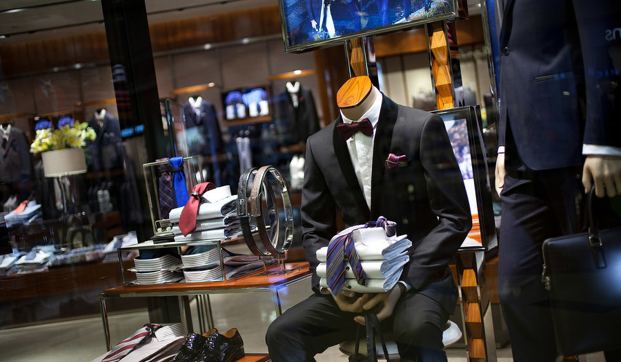 高端西裝店裝修設計-第1張圖片-上海古都建筑設計集團