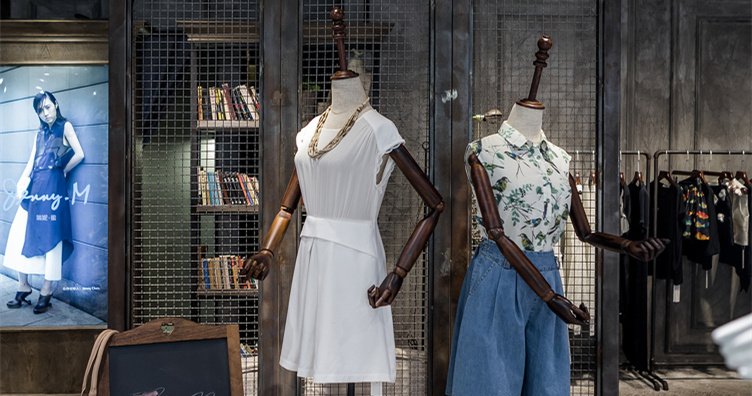 時尚工業風女裝店裝修設計-第3張圖片-上海古都建筑設計集團