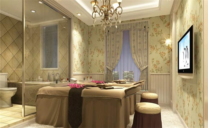 奉賢650平私人SPA養生會所中心裝修設計-第4張圖片-上海古都建筑設計集團