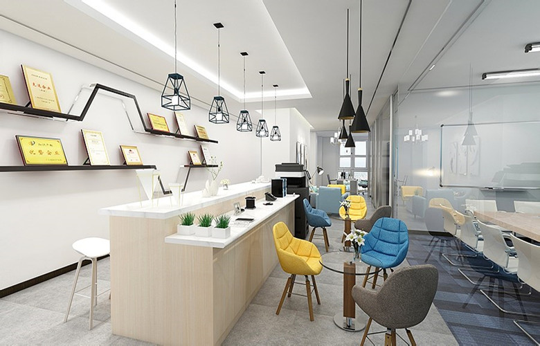 國際貿易公司總部辦公室裝修設計方案-第1張圖片-上海古都建筑設計集團