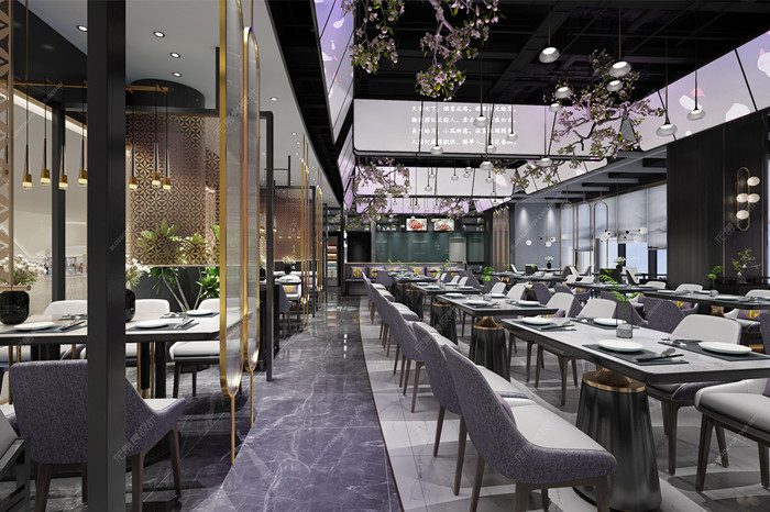 530平米網紅餐廳設計方案-第1張圖片-上海古都建筑設計集團