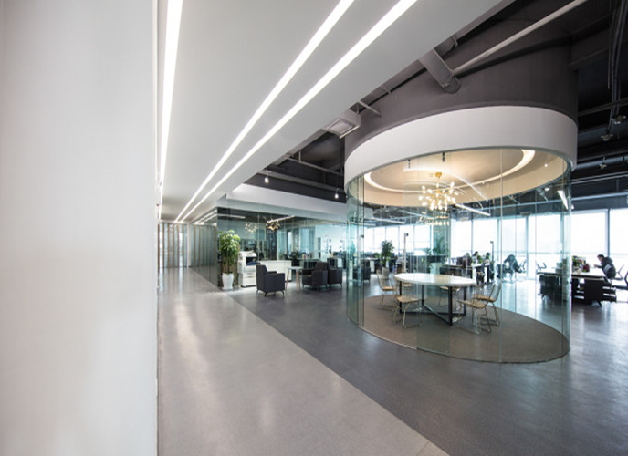 寶山1620平米現(xiàn)代簡約風(fēng)格辦公室裝修-第1張圖片-上海古都建筑設(shè)計集團