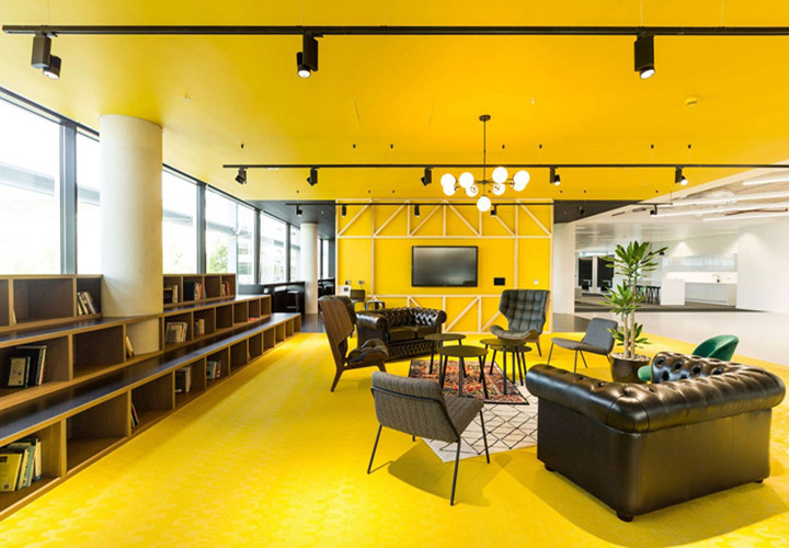 上海嘉定980平現代開放式辦公室裝潢效果-第1張圖片-上海古都建筑設計集團