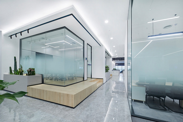 浦東張江4100平米辦公室設計裝潢實景-第3張圖片-上海古都建筑設計集團