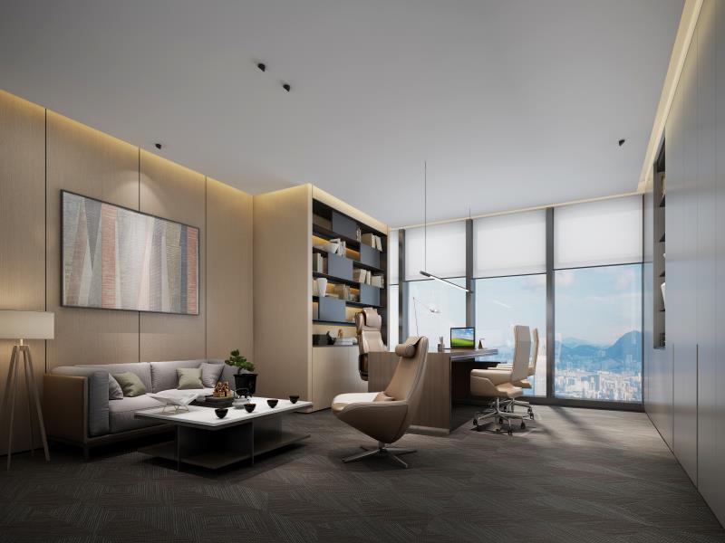 2020平電氣公司辦公室裝修設計布局-第5張圖片-上海古都建筑設計集團