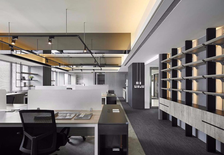 180平米工業風辦公空間裝修設計圖-第1張圖片-上海古都建筑設計集團